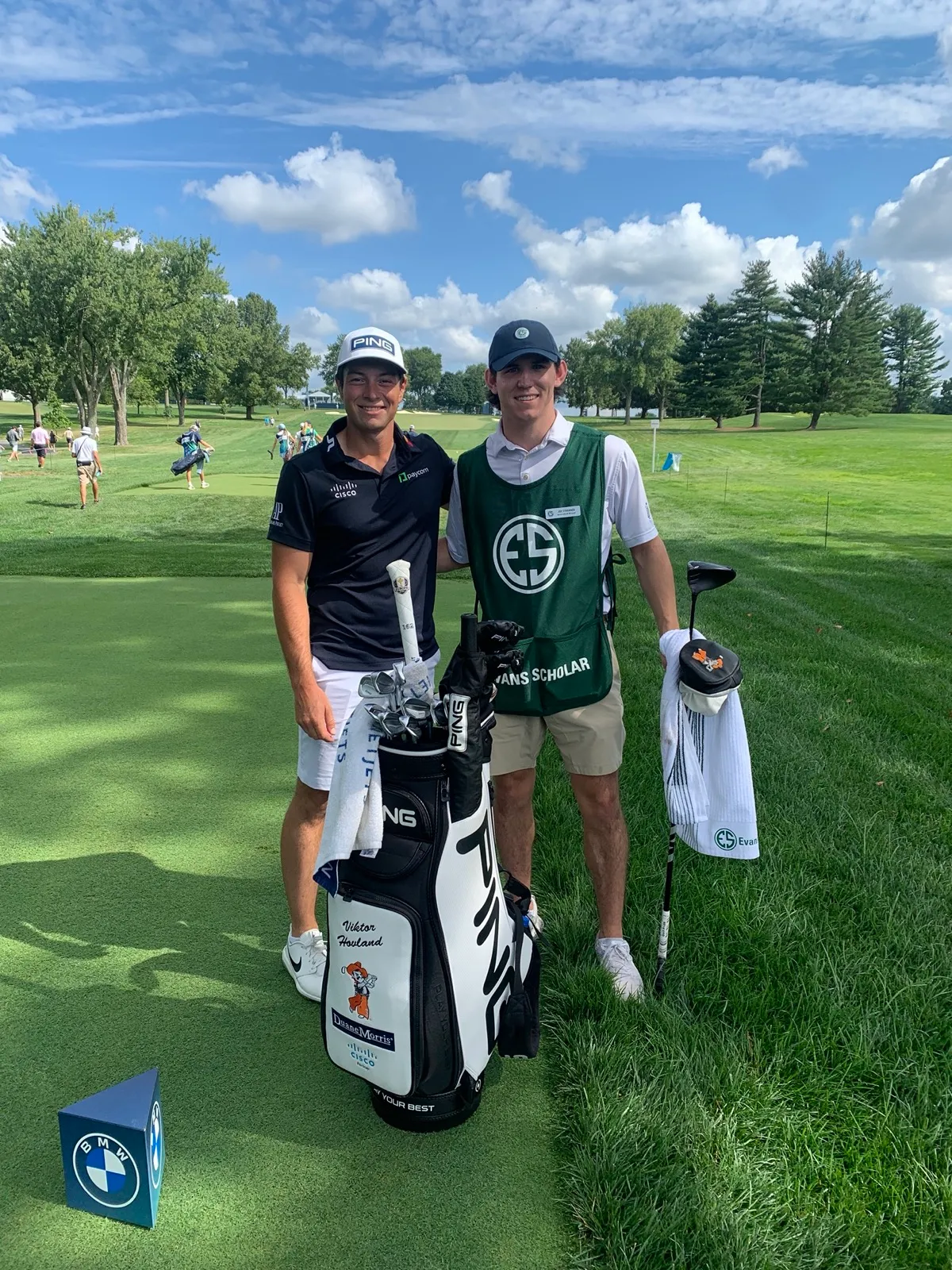 A Memorable Experience: My Day as a Golf Caddie for Viktor Hovland