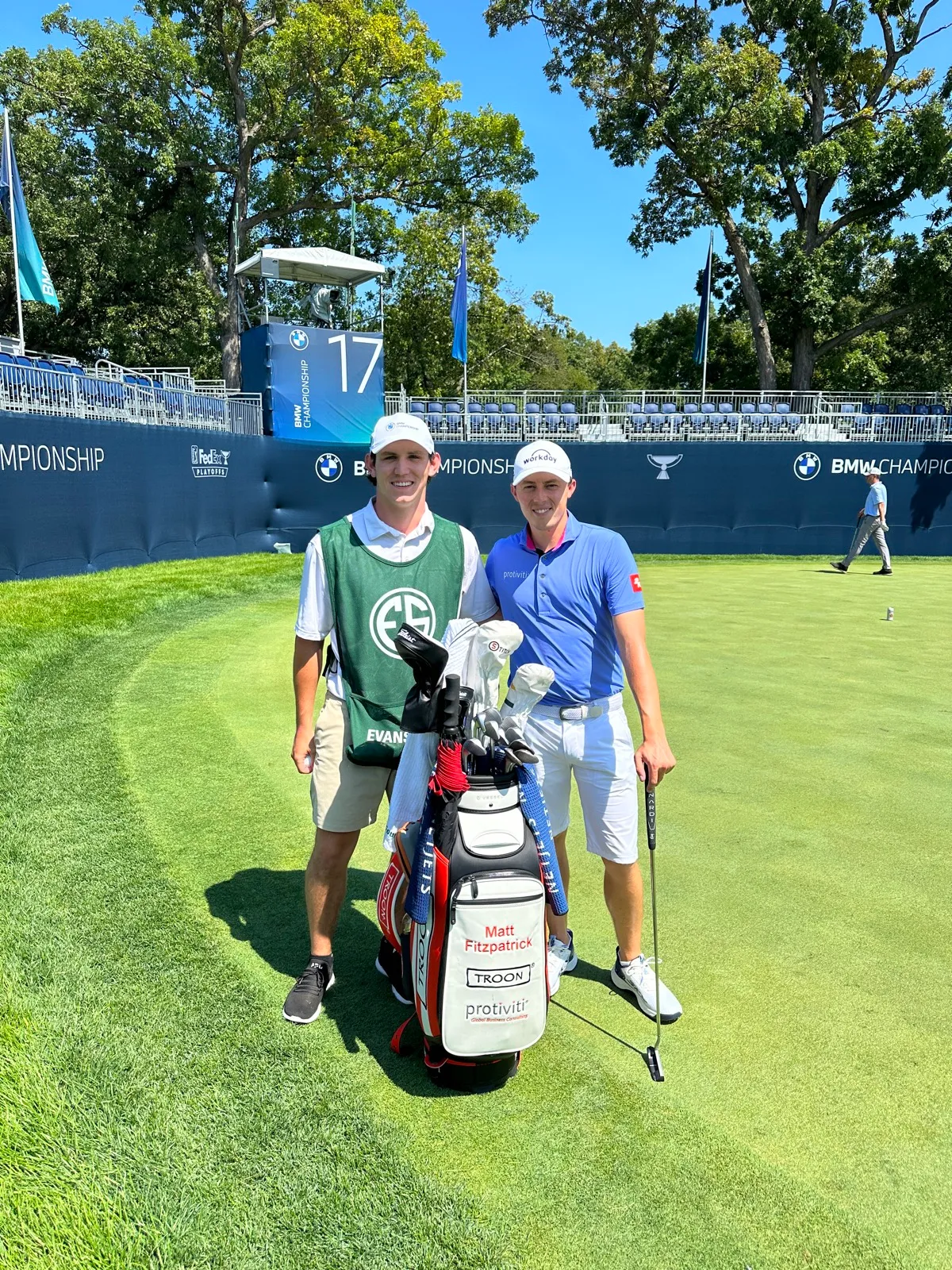 A Journey Inside the Ropes: Caddying for Matt Fitzpatrick at the BMW Championship